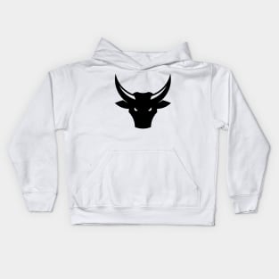 Bull / Taurus / Ox / Bull Head (1C) Kids Hoodie